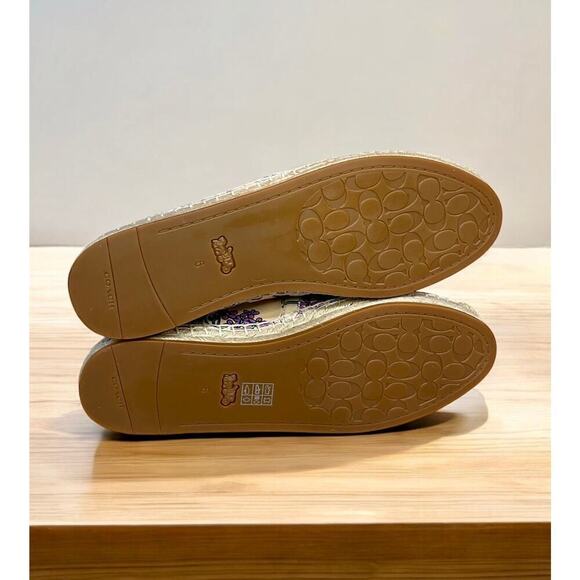 New Without Tags Coach CJ485 Collins Espadrille Size 6B - Picture 5 of 7